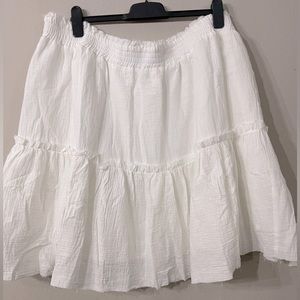 Amaryllis white gauze skirt